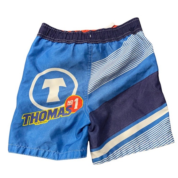 Thomas The Train Boys Swim Beach Shorts Trunks Size 3T Mesh Brief Attached Rare - Picture 2 of 3